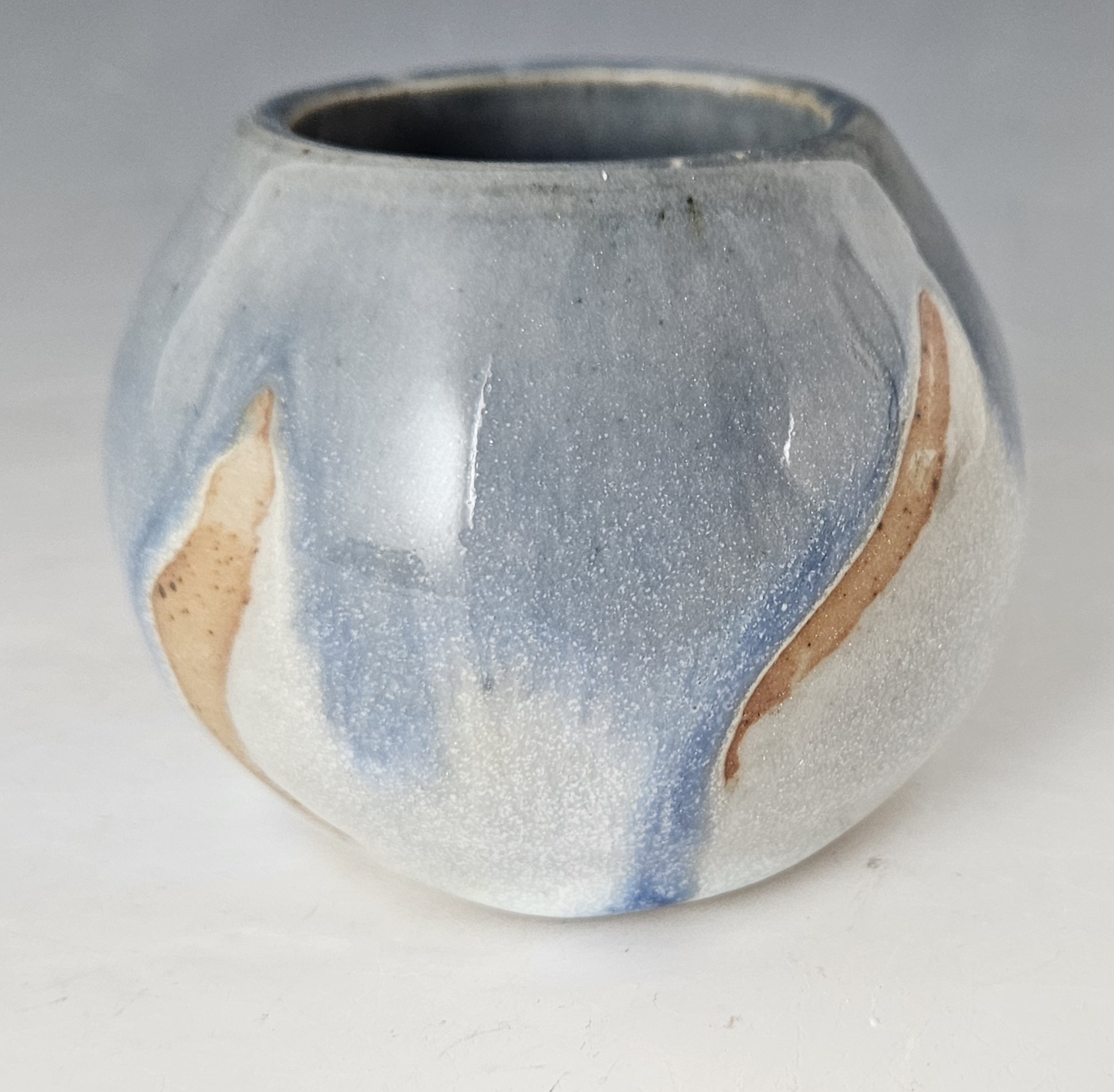 Glaze x over glaze Y - after Cone 10 firing