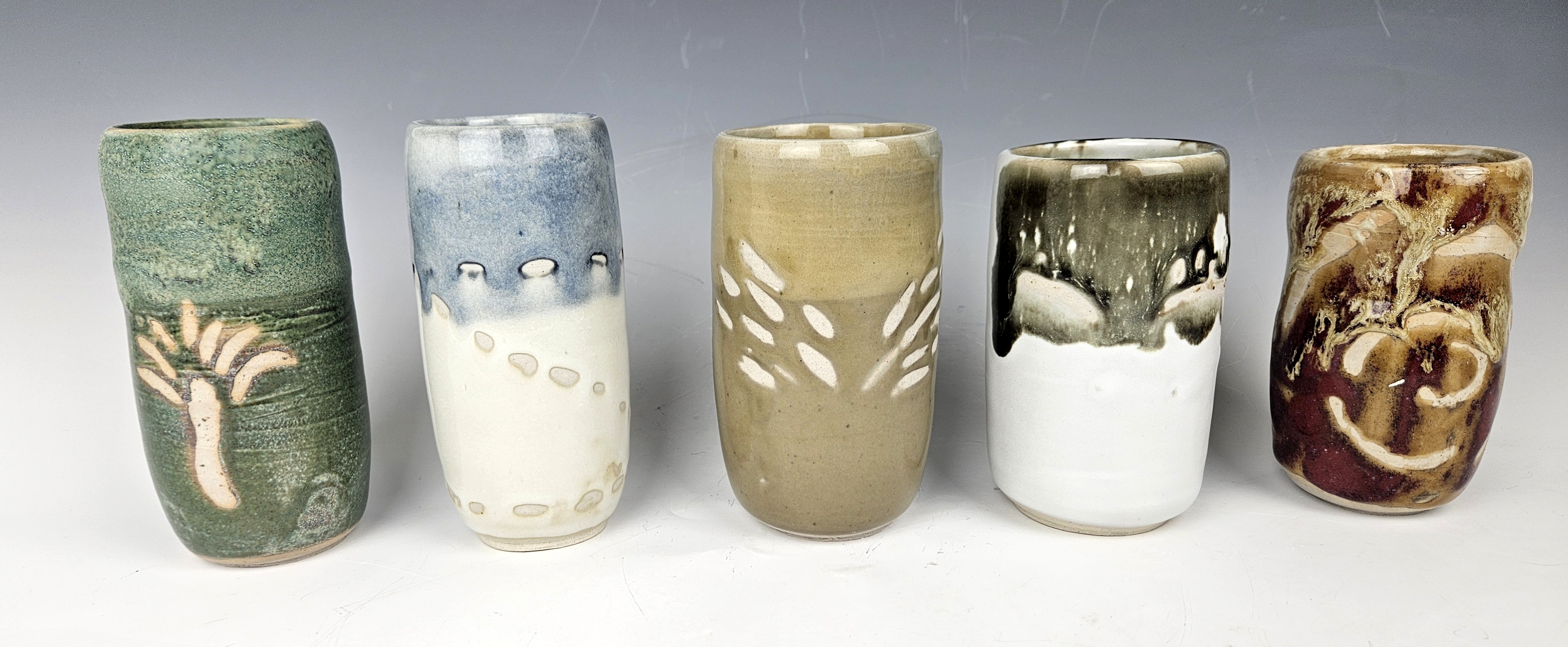 Final cylinders - after Cone 10 firing