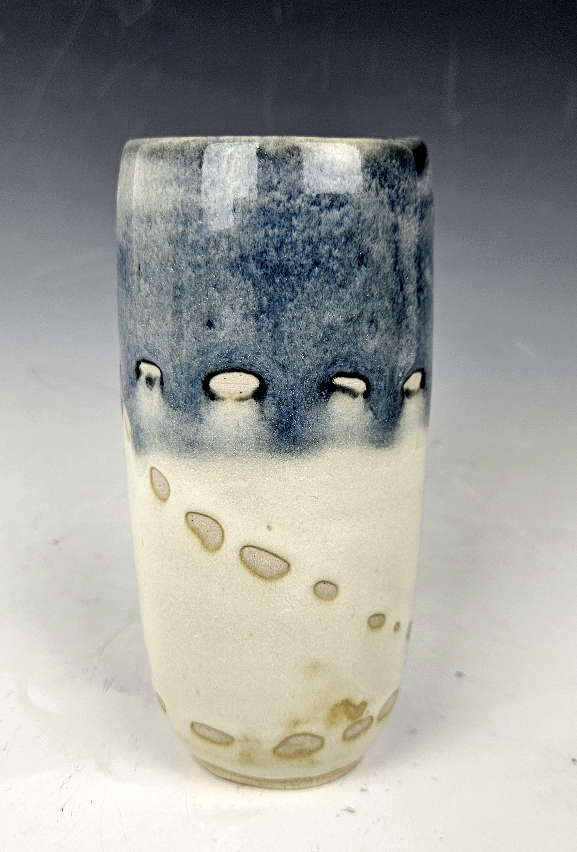 Glaze x over glaze Y - after Cone 10 firing