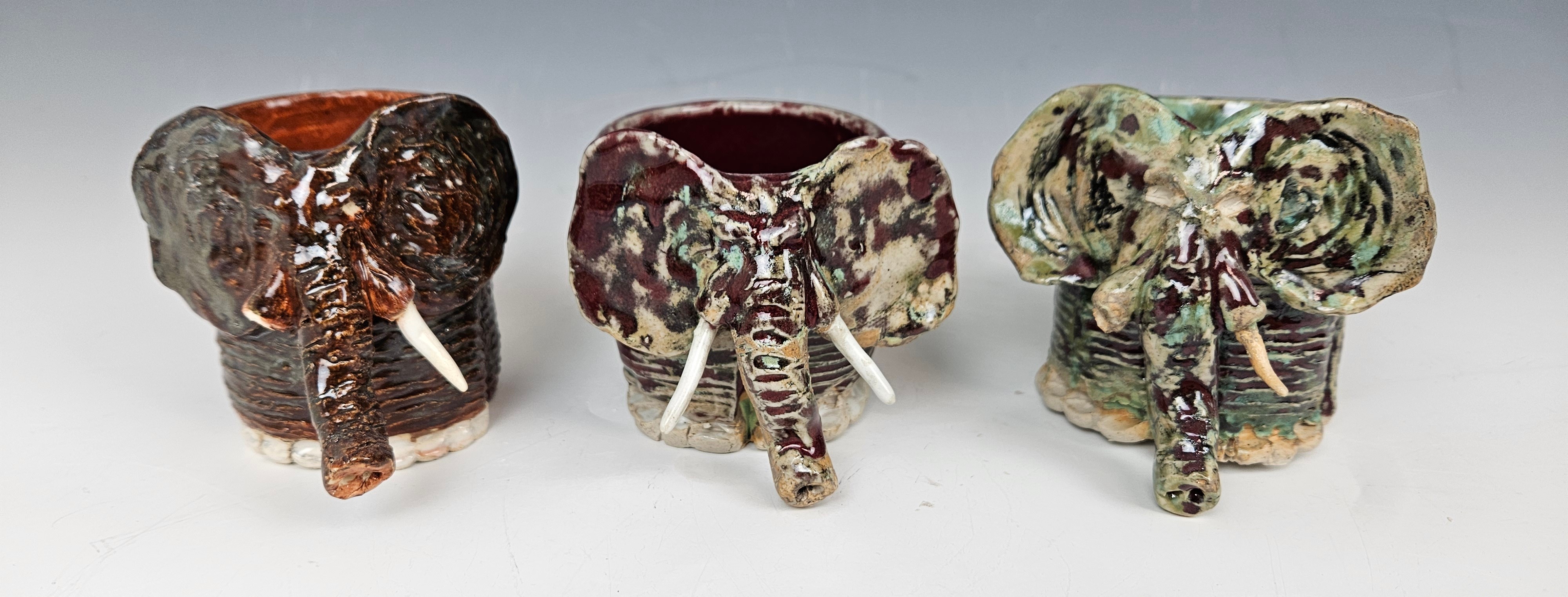 Elephant cups - front