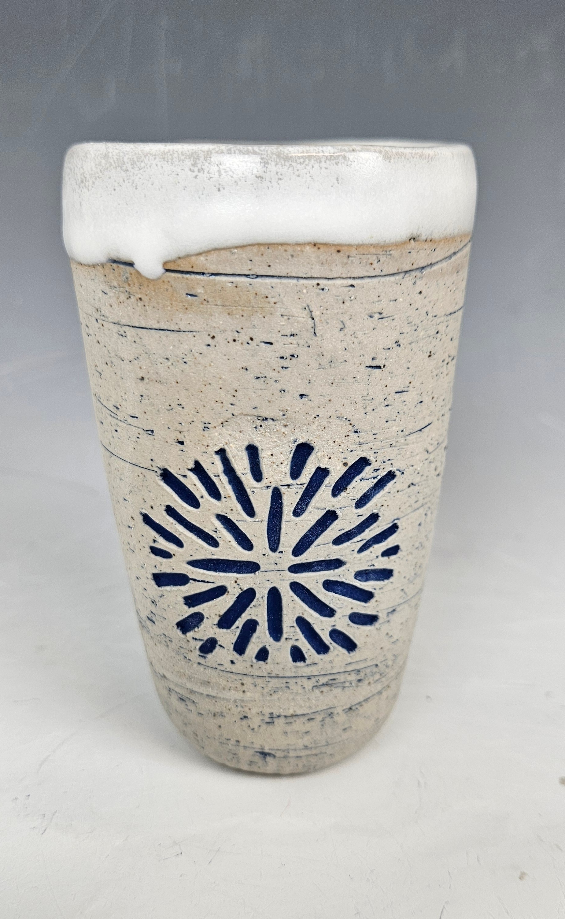 Glaze x over glaze Y - after Cone 10 firing