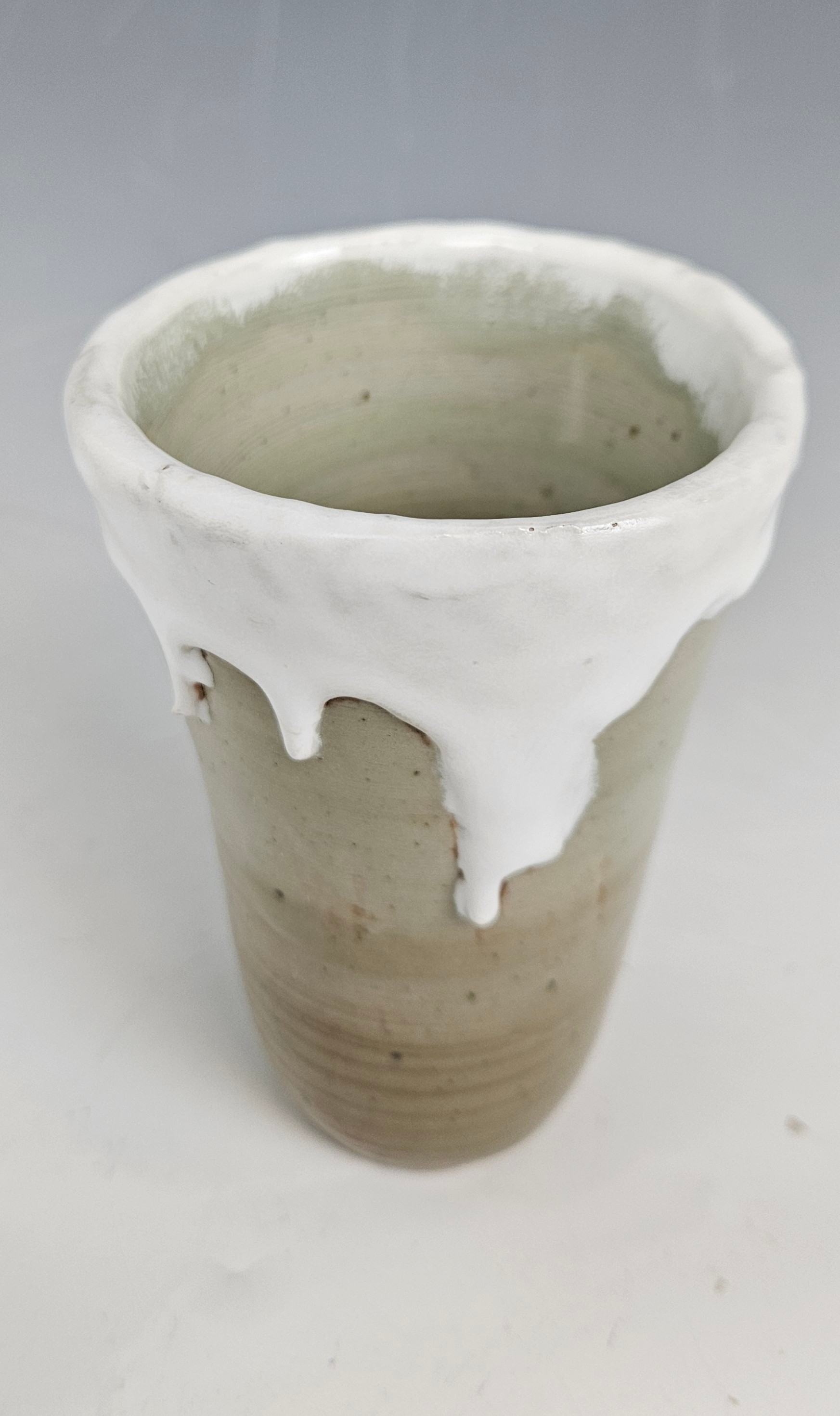 Glaze x over glaze Y - after Cone 10 firing